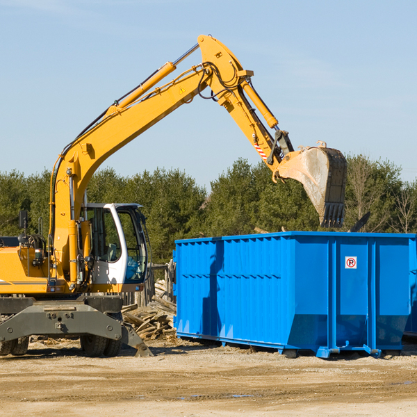 what are the rental fees for a residential dumpster in Buxton